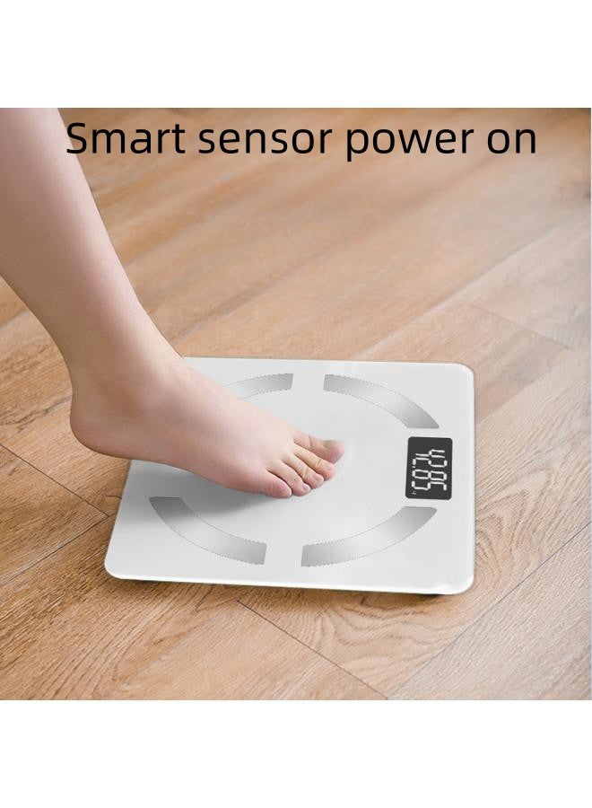 Digital Bathroom Scales for Body Weight, Weighing Scale Electronic Bath Scales with High Precision Sensors Accurate Weight Machine for People, LED Display