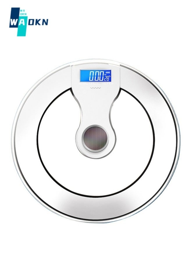 Large Size Solar Rechargeable Home Body Fat Measurement Smart Scale Supports English and Arabic