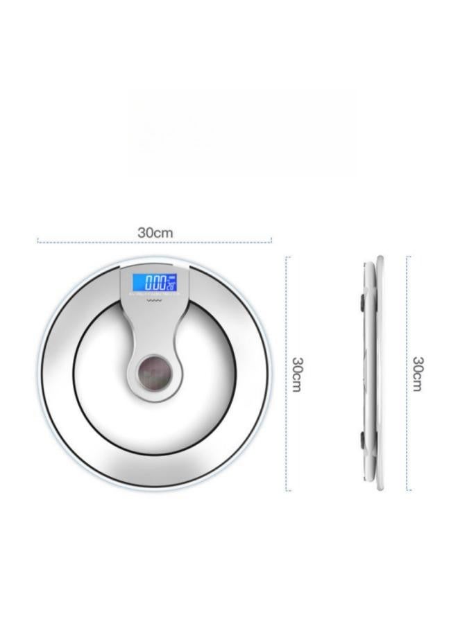 Large Size Solar Rechargeable Home Body Fat Measurement Smart Scale Supports English and Arabic