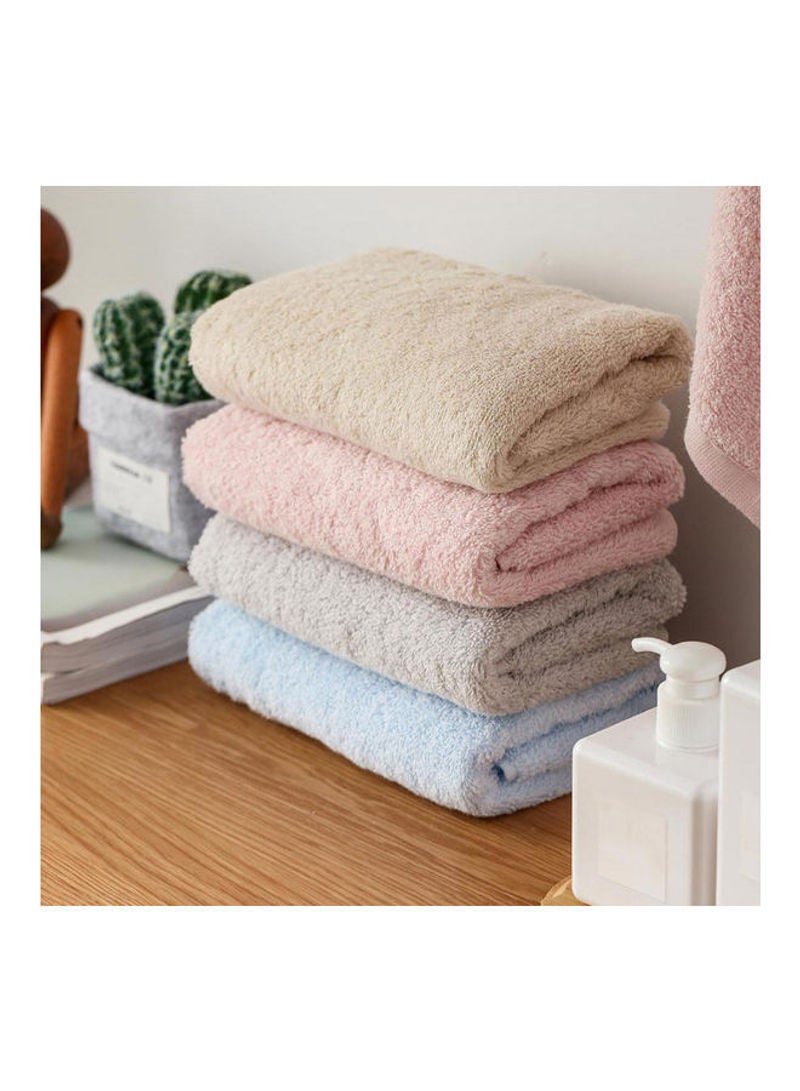 Infield Antibacterial Absorbent Wool Bath Towel Beige 30.00x5.00x20.00cm