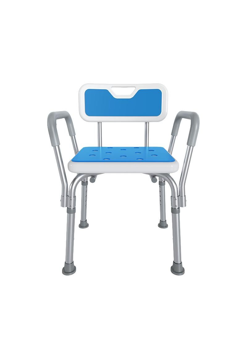 Bathing Chairs For The Elderly Pregnant Women Shower Chairs Shower Chairs  Aluminum Alloy Anti Slip Shower Chairs With Backrest And Seat Cushion