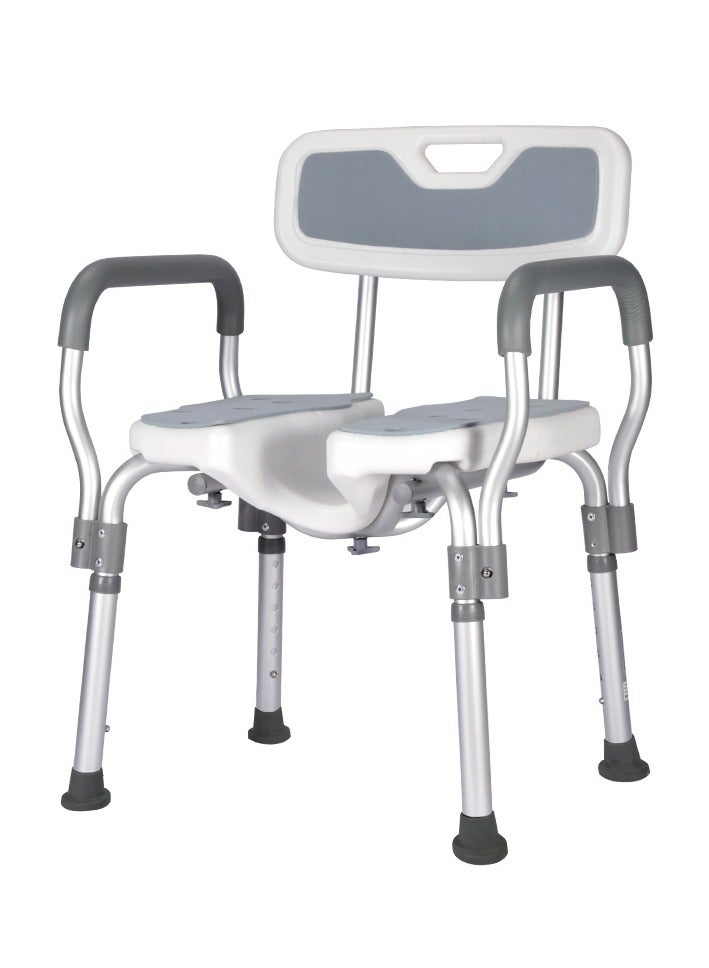 Professional Aluminum Shower Chairs For Disabled Non-Slip Bathtub Shower Chair Seat