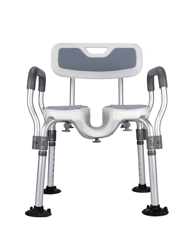 Professional Aluminum Shower Chairs For Disabled Non-Slip Bathtub Shower Chair Seat