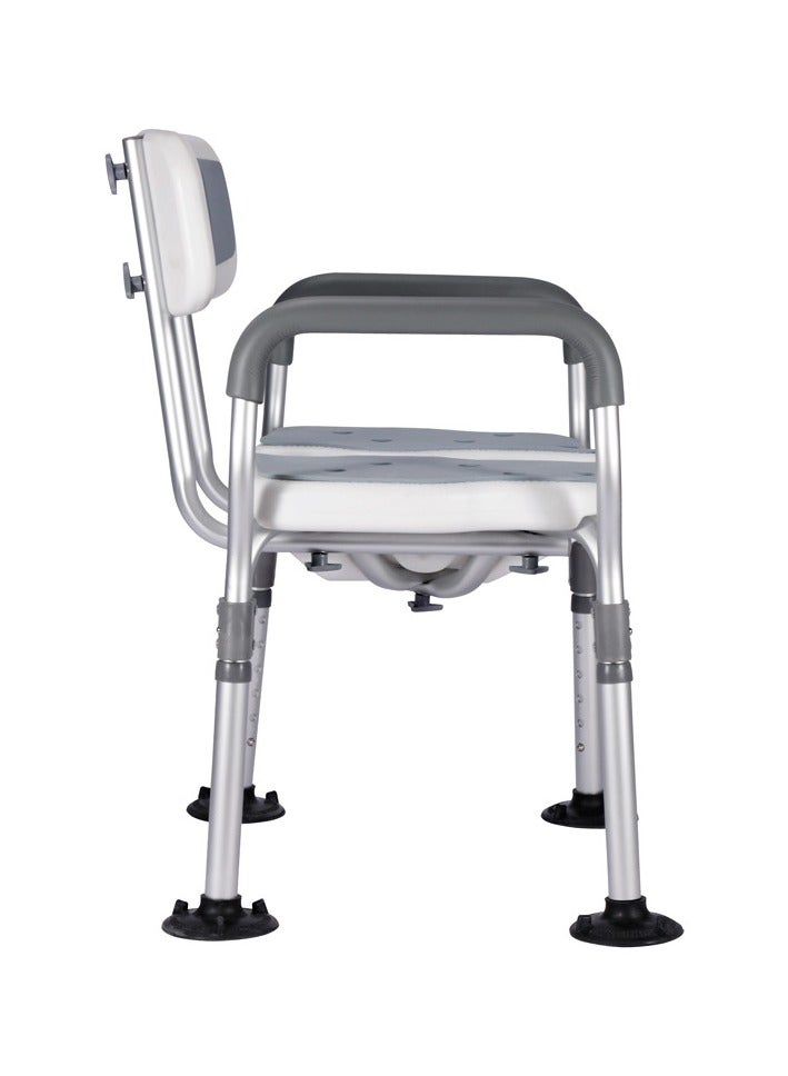 Professional Aluminum Shower Chairs For Disabled Non-Slip Bathtub Shower Chair Seat