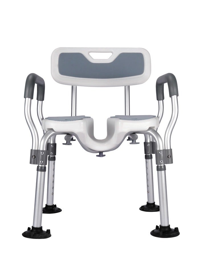 Professional Aluminum Shower Chairs For Disabled Non-Slip Bathtub Shower Chair Seat