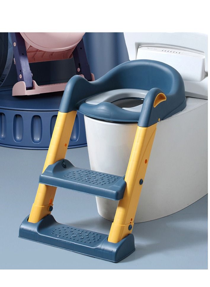 kid's Toilet Seat Helper With PU Cushion