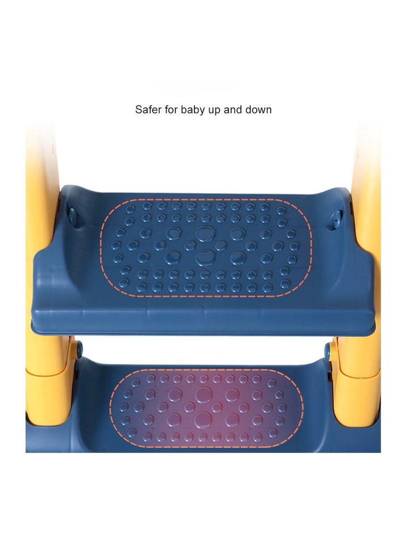 kid's Toilet Seat Helper With PU Cushion