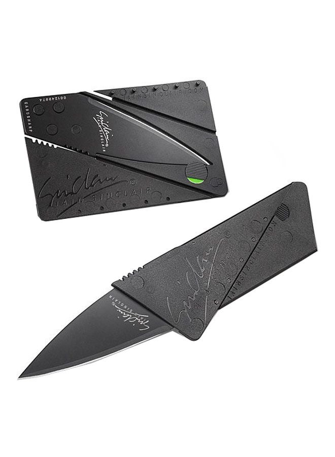 Foldable Safety Knife Black 14.3cm