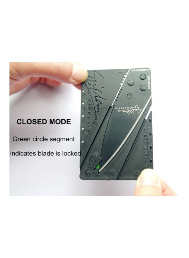 Foldable Safety Knife Black 14.3cm