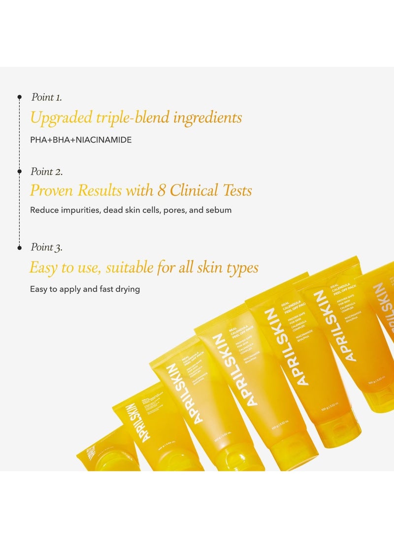 Aprilskin Calendula Peel Off Pore Minimizing  100gmFacial Mask