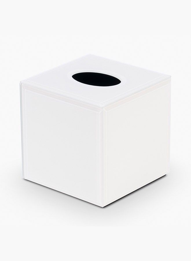 Tissue Box White 15x15x15cm