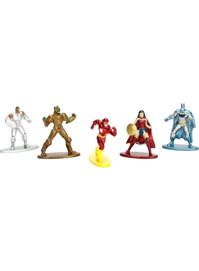 JADA - Nano Metalfig DC Comics 5 Pack: Pack 1 (Batman Rebirth, Cyborg, Wonder Woman, The Flash, Parademon)