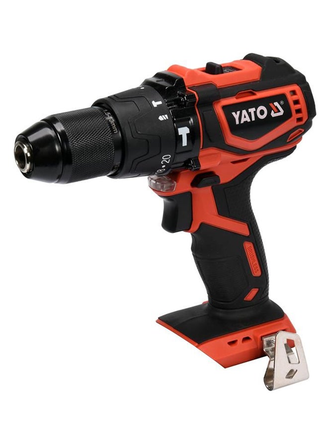 Cordless Impact Drill Brushless 13mm 18V Tool Only Color BoxYT-82797 Black/Orange 1kg