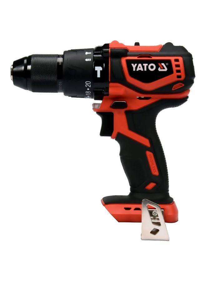 Cordless Impact Drill Brushless 13mm 18V Tool Only Color BoxYT-82797 Black/Orange 1kg