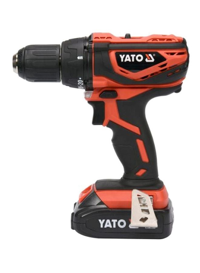 Cordless Drill-Driver 13mm 18V (Mabuchi Motor) Tool Only Color BoxYT-82783 Black/Orange/Silver