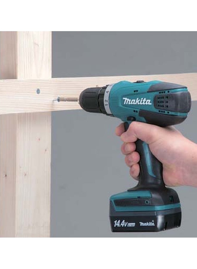 14.4V G-Series Lithium-Ion Cordless Driver Drill, 10mm, DF347DWE Blue/Black