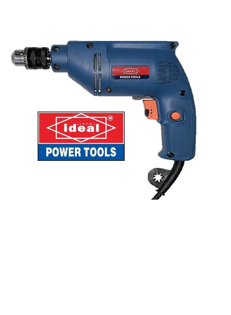 IDEAL ELECTRICAL DRILL MACHINE 10MM WITH KEY LESS CHUCK, 300W, ID-ED10ARKL