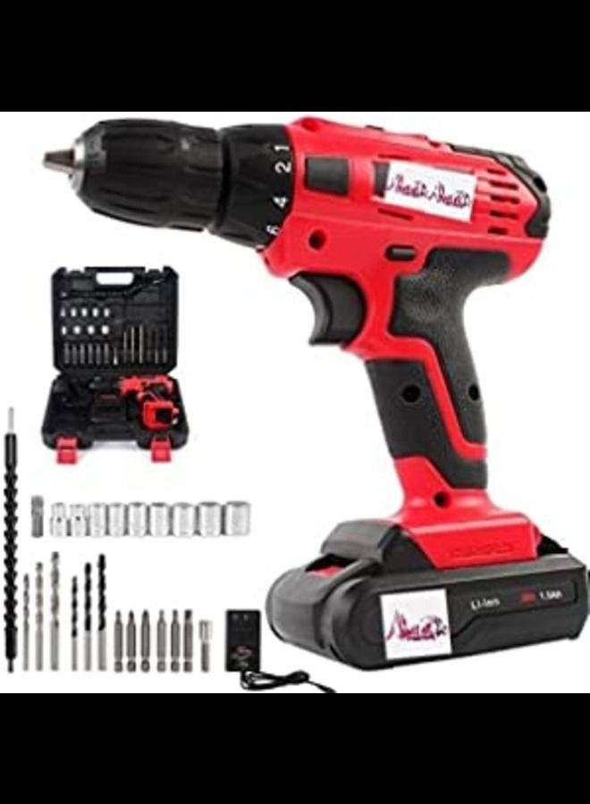 Electric Cordless Drill Used For Multipurpose Drilling & Used As A Tighter (18v)