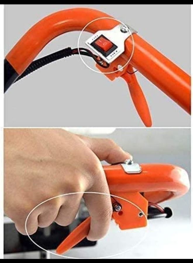 Auger Machine 73cc,2 Stroke Petrol Earth Auger Post Hole Borer Ground Drill 2.4 PS Air-cooled+ 3 Auger Bits (100CM)