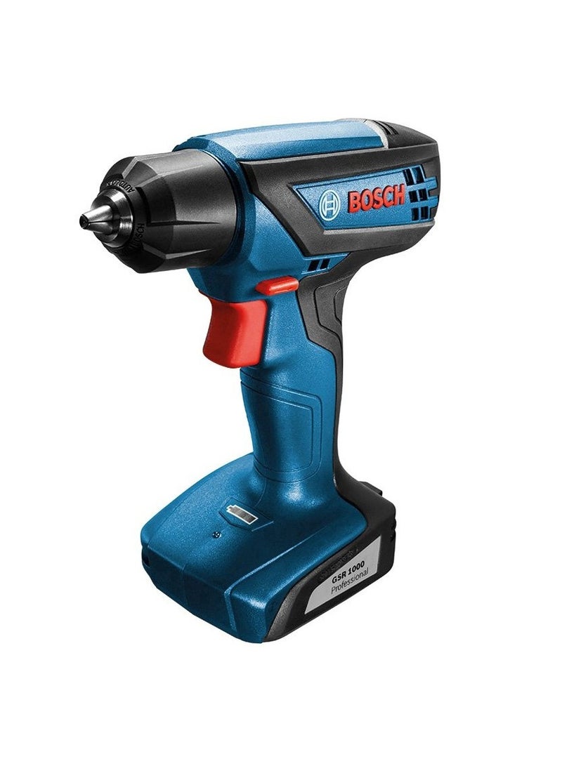 Bosch GSR 1000 Cordless Drill Driver + Screwdriver Bits - 06019F40L1