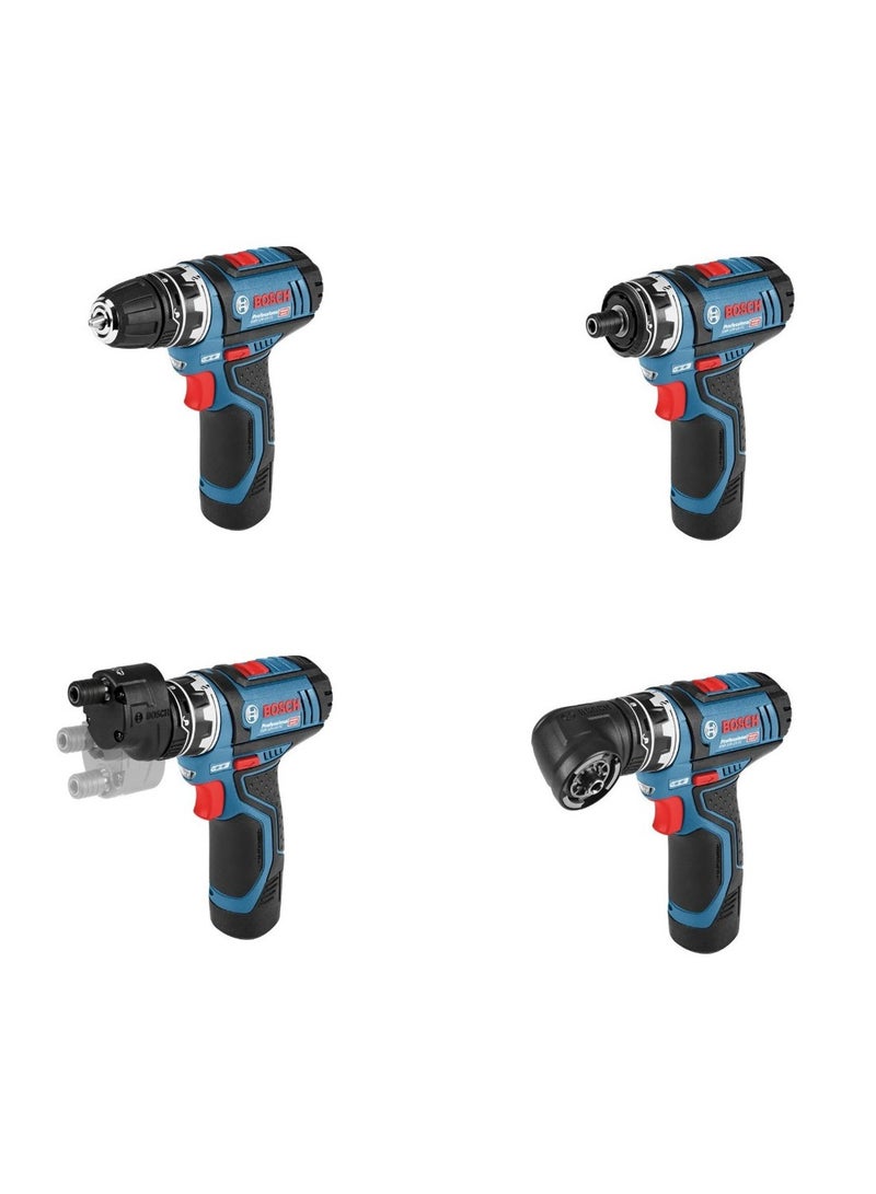 BOSCH GSR 12V-15 FC FlexiClick 5-In-1 System Cordless Drill Driver 12V