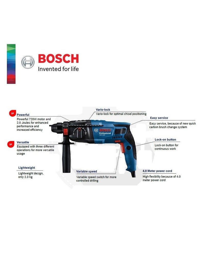 BOSCH GBH 220 Professional Drills & Accessories