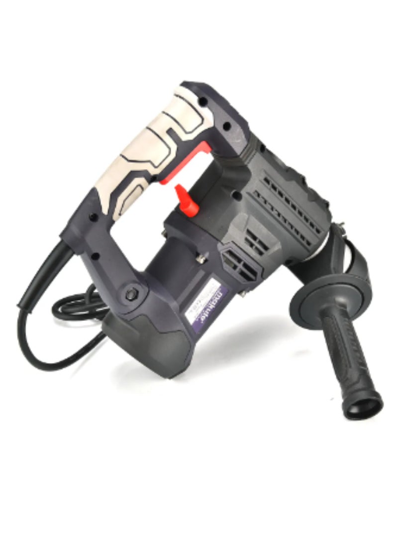 Heavy Duty Electric Hammer Drill, 1500W, 7.2J Impact Energy, 32mm & 30mm Specifications, 220-240V 50/60Hz, No-Load Speed 300-860r/min, HD012