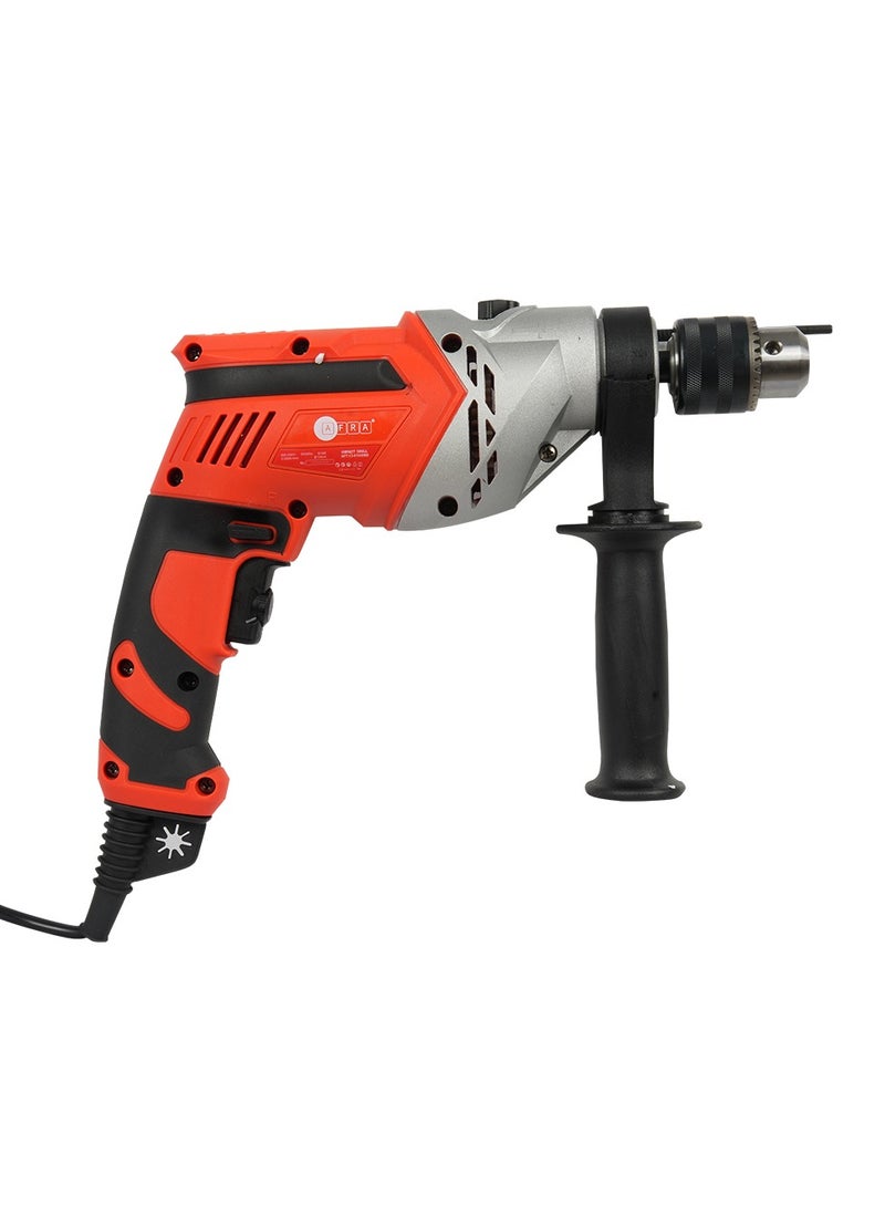 AFRA IMPACT DRILL, 810W, Variable Speed 0-3000r/min, Maximum Drilling Capacity Φ13mm Steel, Φ30mm Wood, Φ16mm Concrete, Model AFT-13-810IDRD,1 Year Warranty