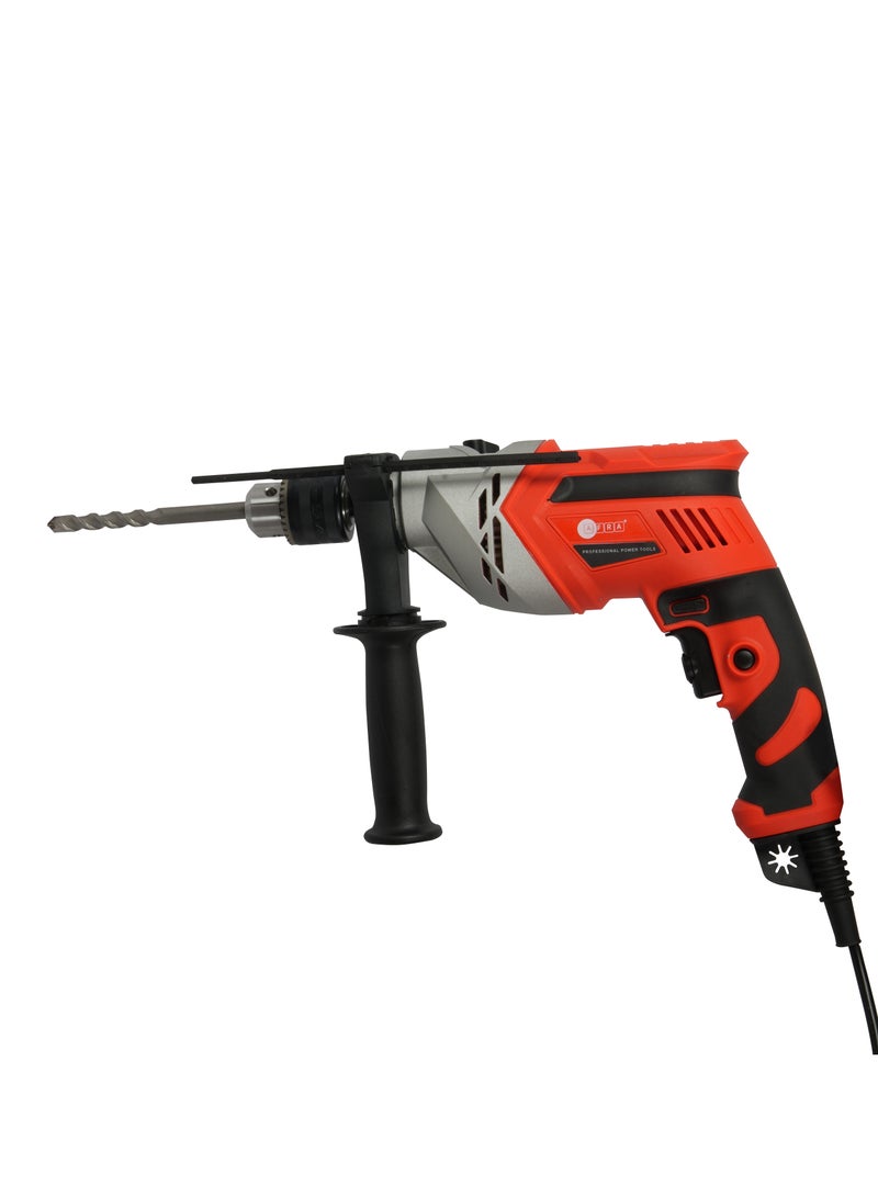 AFRA IMPACT DRILL, 810W, Variable Speed 0-3000r/min, Maximum Drilling Capacity Φ13mm Steel, Φ30mm Wood, Φ16mm Concrete, Model AFT-13-810IDRD,1 Year Warranty