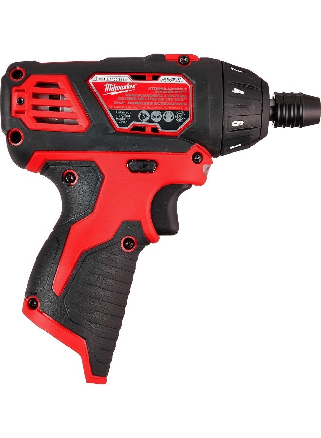 2401-20 M12 12-Volt Lithium-Ion Cordless 1/4 In. Hex Screwdriver (Tool-1)