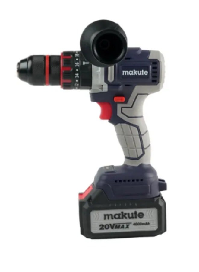 13mm Cordless Hammer Drill 2000rpm  for Drilling and Heavy-Duty Applications  (CID121-13-2BL)