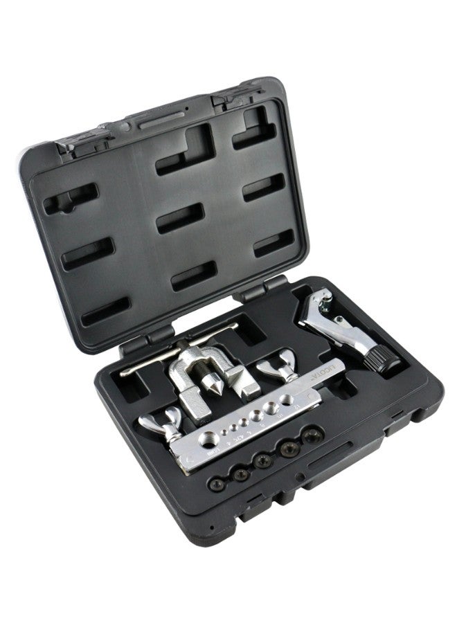 Double Flaring And Cutting Tool Kit With Case Silver/Black