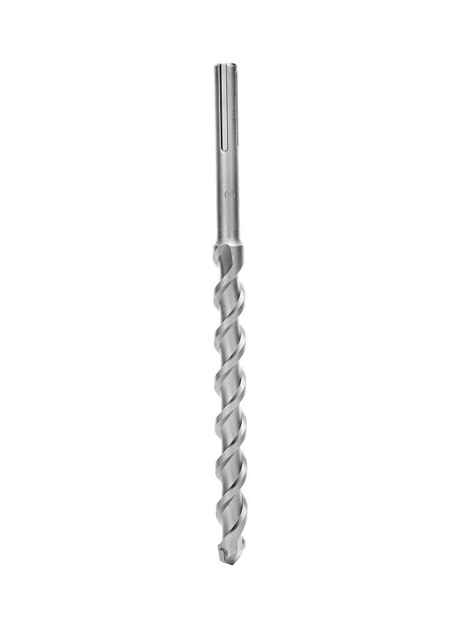 SDS Max Drilling Flute - Masonry Drill Bit Spiral Flute Rotary Masonry Drill | Ideal for Concrete, Wood & other Soft materials (D28xL370xWL200) Silver 19inch