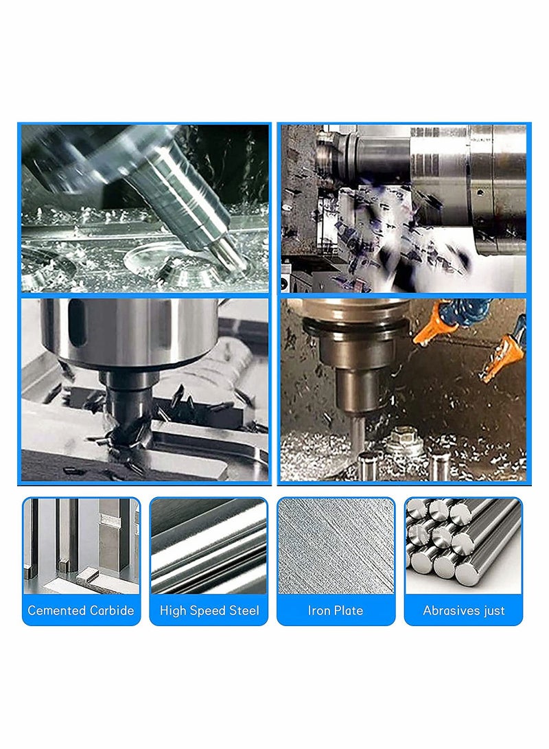 Combined Center Drill Bit Set 7 Pieces HSS 60 Degree Countersink Lathe Mill Tooling 1.0 1.5 2.0 2.5 3.0 4.0 5.0mm for Positioning and Chamfering of Wood Metal Alloys