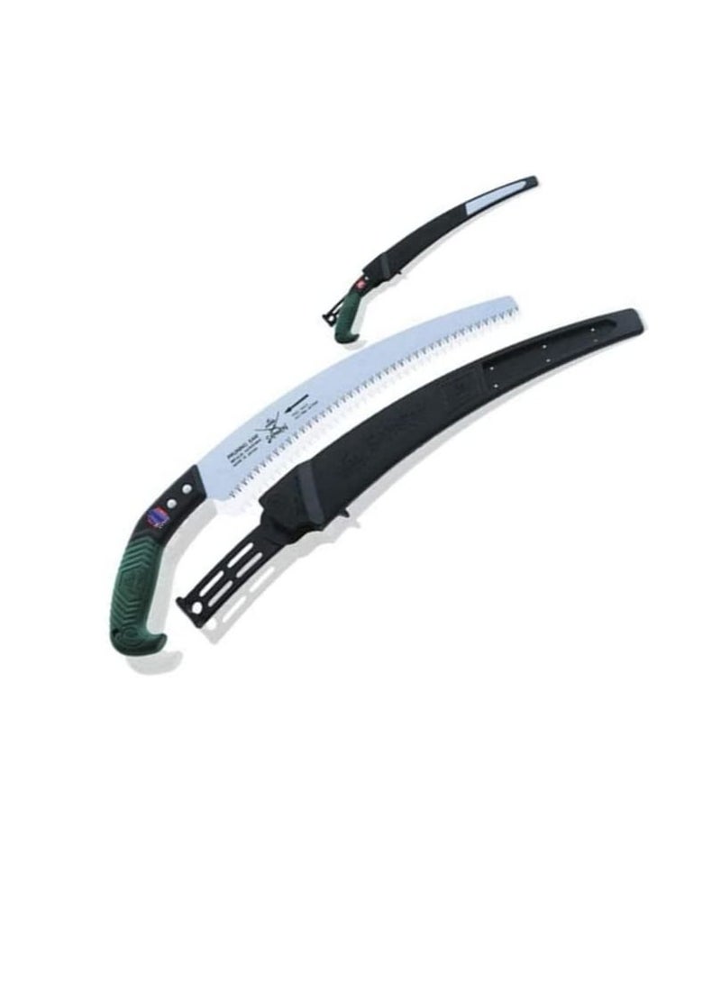 13 Inch Replace Samurai Curved Comfortable Garden & Tree Hand Pruning Saw with Plastic Holder.