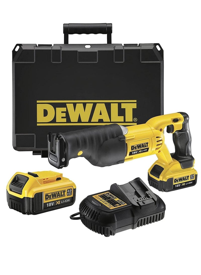 Dewalt Cordless Reciprocating Saw 18V 4.0Ah