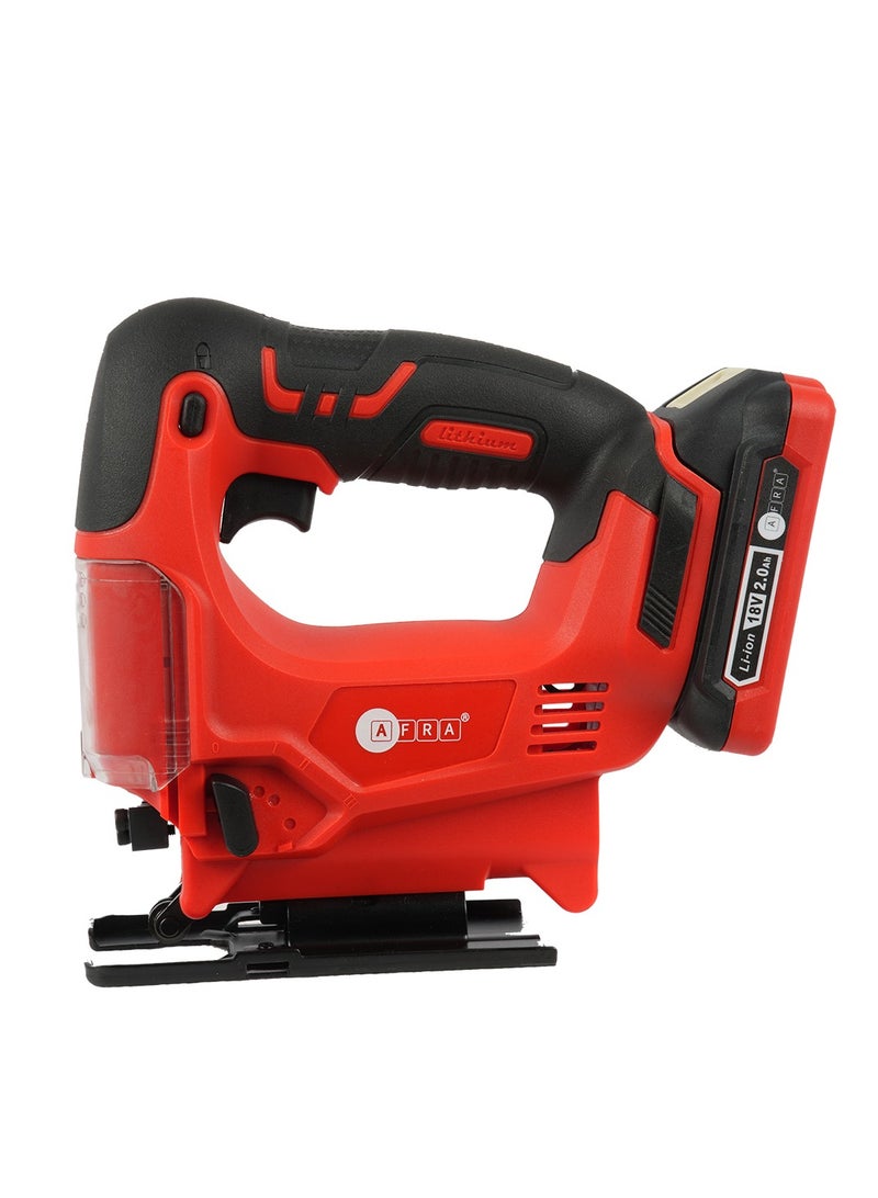 Afra 18V 2.0Ah Li-Ion Battery Cordless Jig Saw 65Mm