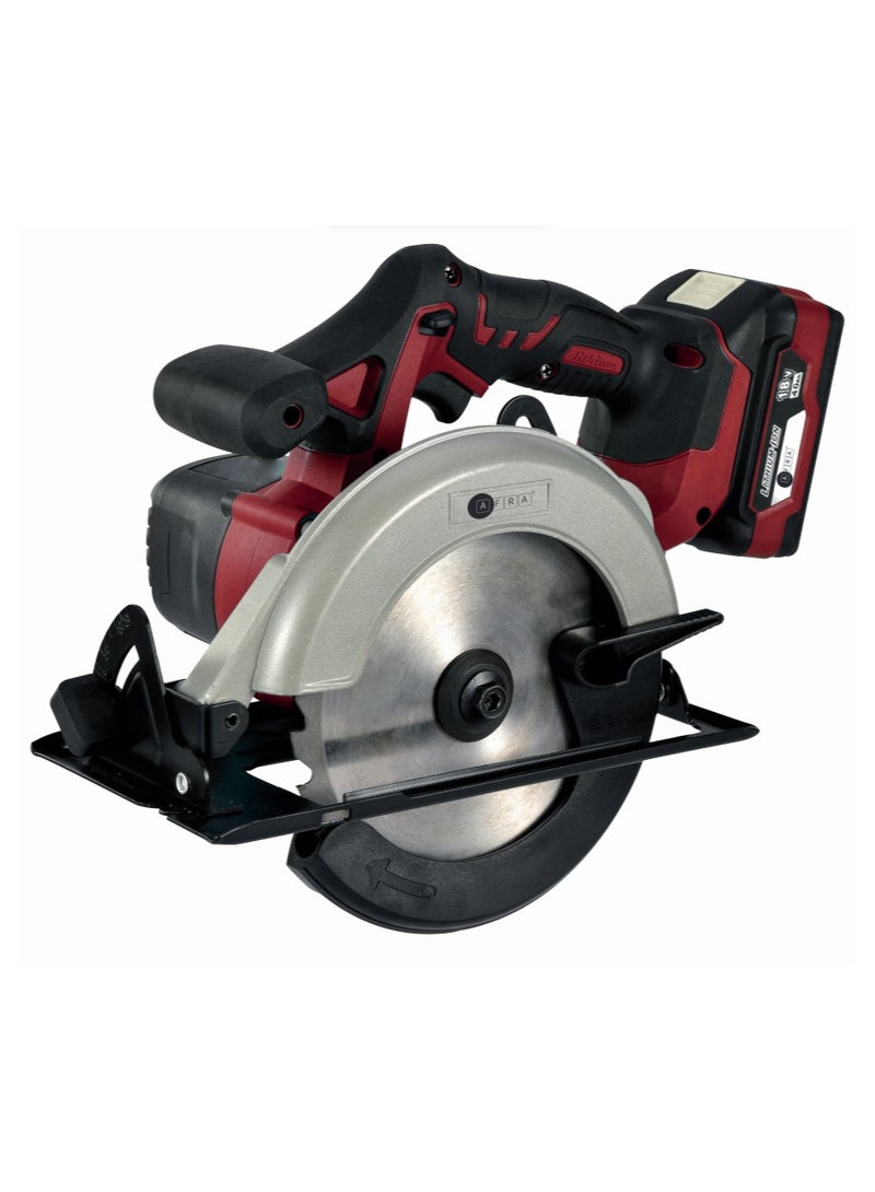 Afra 18V 4.0Ah Li-Ion Battery Cordless Circular Saw 165Mm