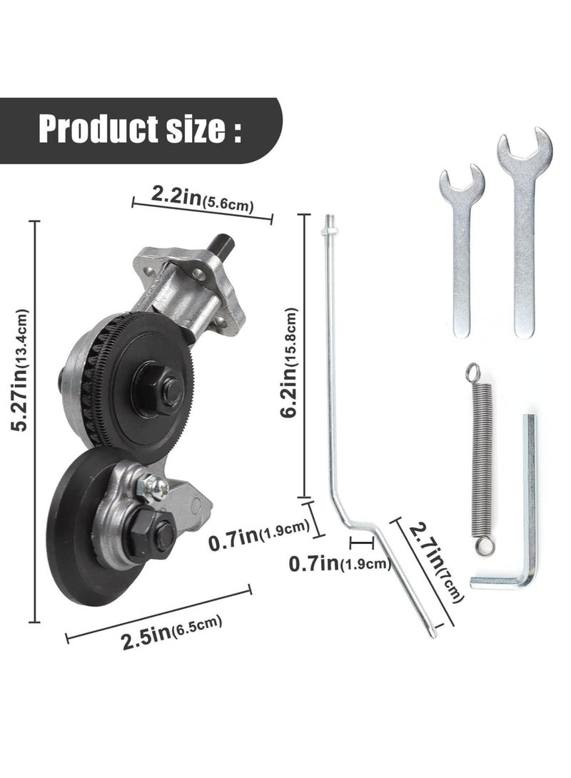 Electric Drill Plate Cutter, Metal Nibbler Drill Attachment, DIY Metal Drill Attachment, Electric Drill Plate Cutter Attachment for Cutting Iron, White Sheet, Steel, Copper, Aluminum.