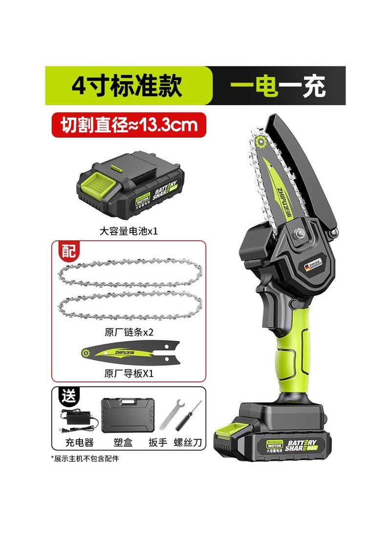 Electric Chain Saw Electric Saw Household Small Handheld Logging Saw Lithium Electric Saw Firewood Saw Rechargeable Electric Hand Saw