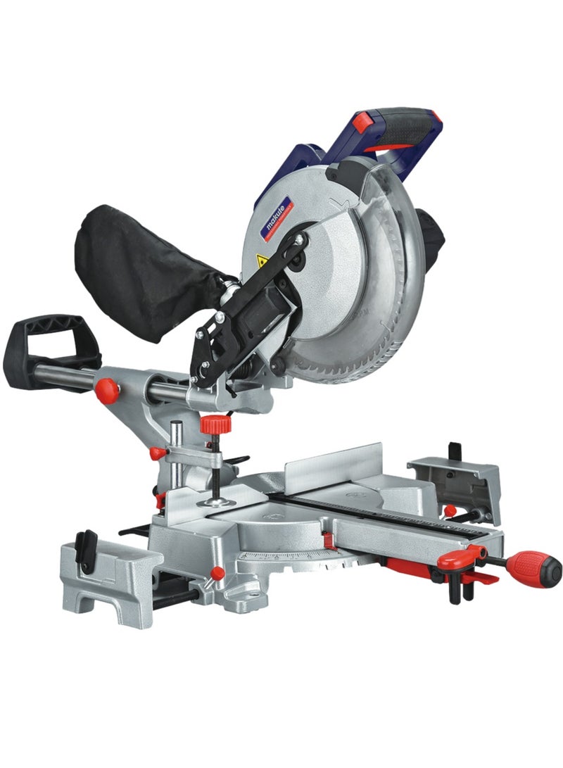 Sliding Compound Miter Saw, 10-Inch, 2200W Power, 5000 RPM, 220-240V, 50/60Hz, 13 kg, MS001-S