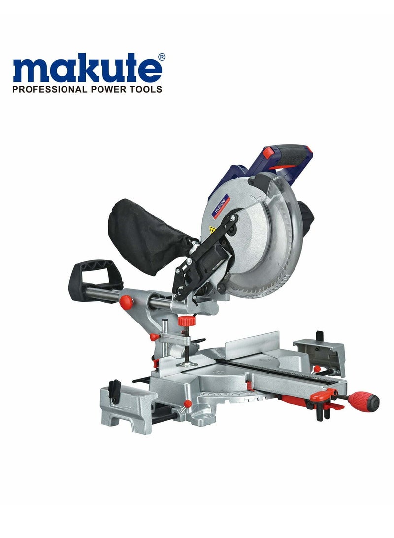 Sliding Compound Miter Saw, 10-Inch, 2200W Power, 5000 RPM, 220-240V, 50/60Hz, 13 kg, MS001-S