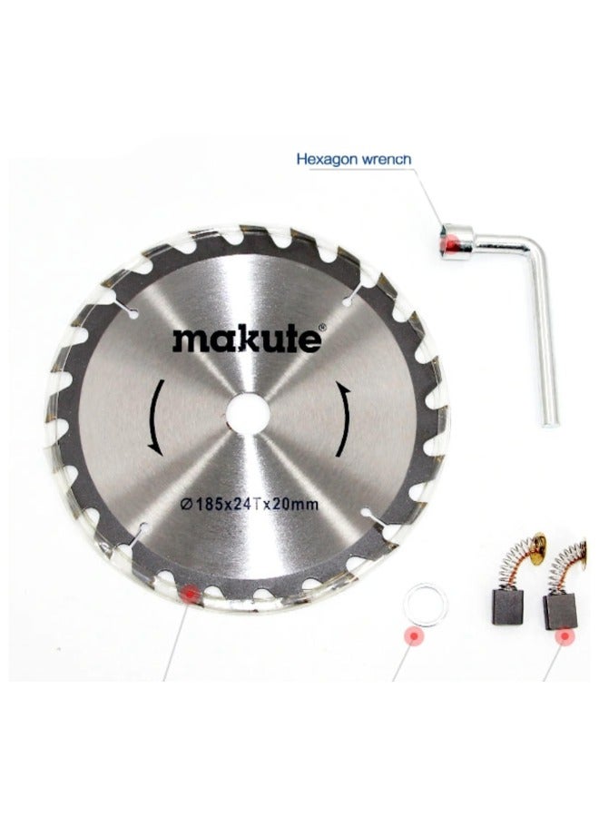 Electric Wood Cutting Circular Saw 2200W with 4100rpm for Cutting Wood, Metal, Stone, and Tile (CS004)