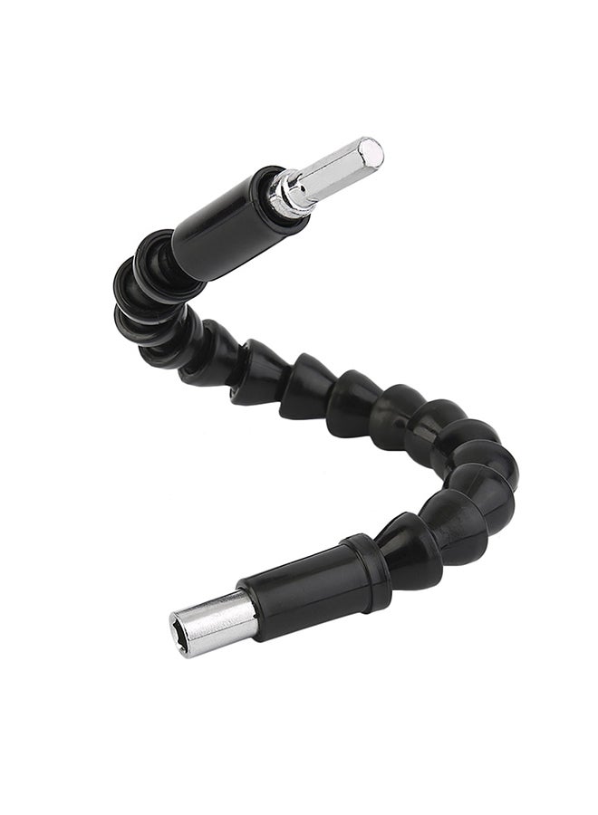 Flexible Long Headed Shaft Electrical Screwdriver Black/Silver