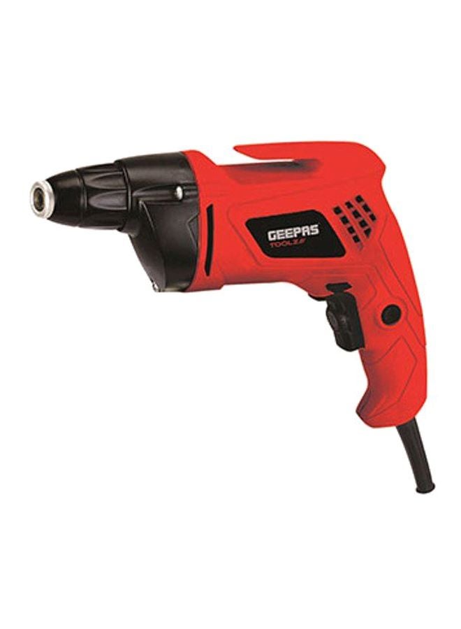 Electric Screw Driver  - Variable Speed 0 to 4200 RPM | Forward & Reverse Button with Lock-On Switch | Trigger-Lock | Ideal for Drilling, Screw Tightening & Loose Red/Black