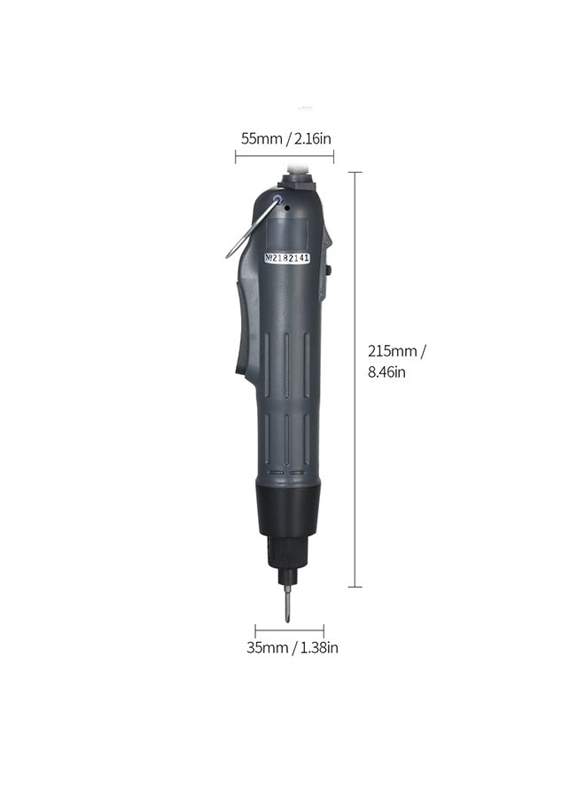 Industrial Electric Screwdriver Adjustable Torque Electrical Screwdriver Powered Screw Driver High Precision Torque Electric Screwdriver with Power Supply Plug multicolor 29.0x11.0x5.5cm