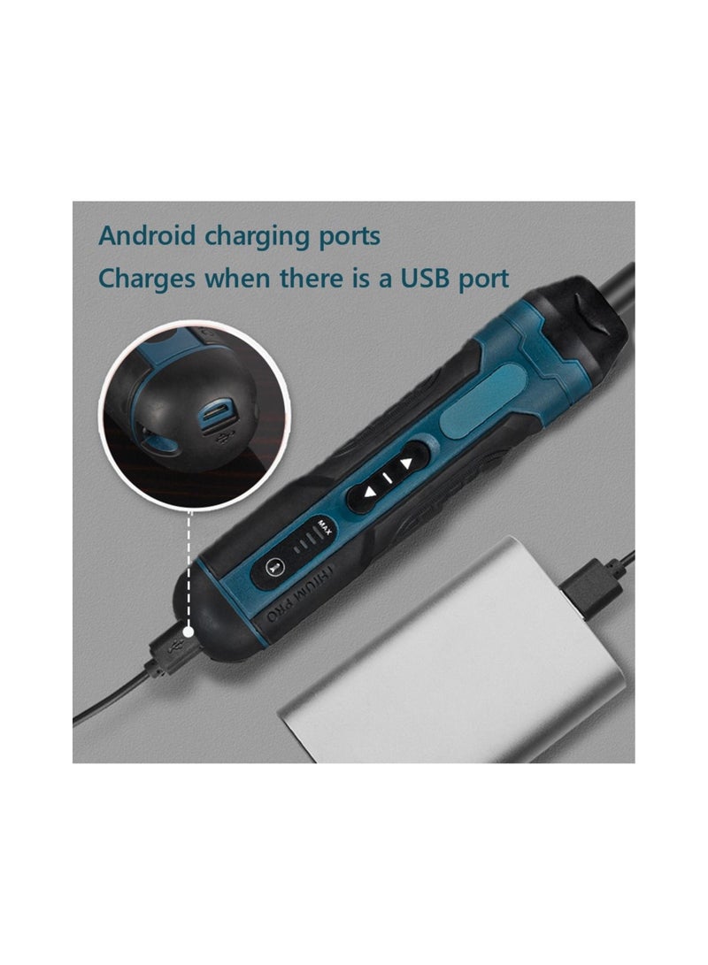 Cordless Electric Screwdriver Rechargeable 1300mah Lithium Battery Mini Drill 3.6V Power Tools Set Household Maintenance Repair