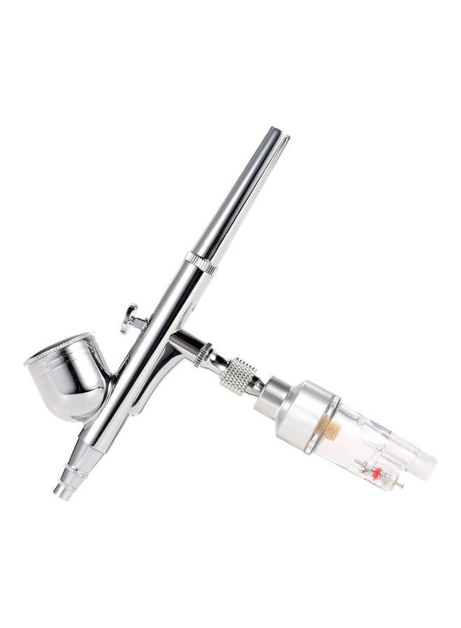 Professional Gravity Feed Airbrush Kit Black/Silver