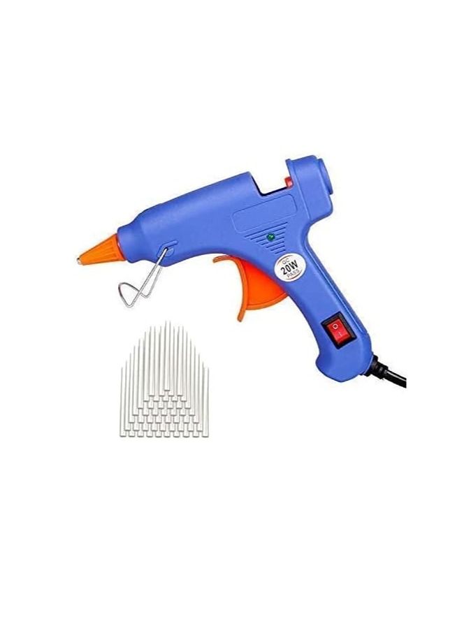 Mini Hot Melt Glue Gun with 50pcs Glue Sticks