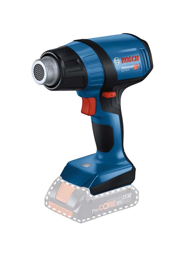 Bosch Professional Cordless Heat Gun GHG 18V-50, Save time: Fast heating up to 300 °C within 6 seconds | Model: 06012A6500 with 1 year warranty